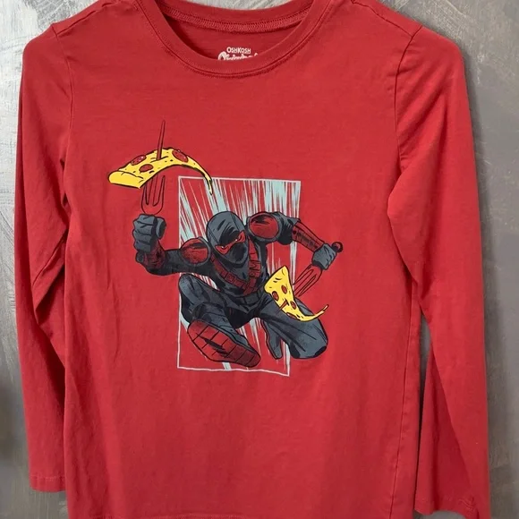 LOT OF 4 (FOUR) -OshKosh B’gosh/Carter’s Long Sleeve bundle 4-Long Sleeve Shirts - Picture 7 of 12